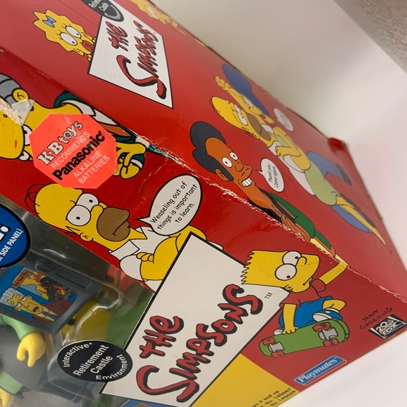 VTG The Simpsons TV Show Retirement Castle Interactive Intelli-Tronic w/ Jasper - Picture 7 of 16